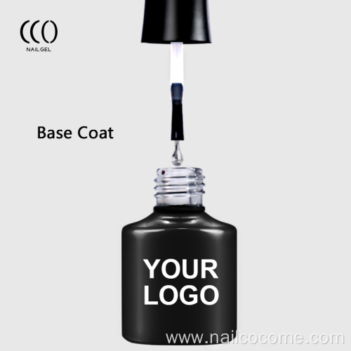 CCO factory OEM ODM Long lasting clear top coat base coat for nail beauty